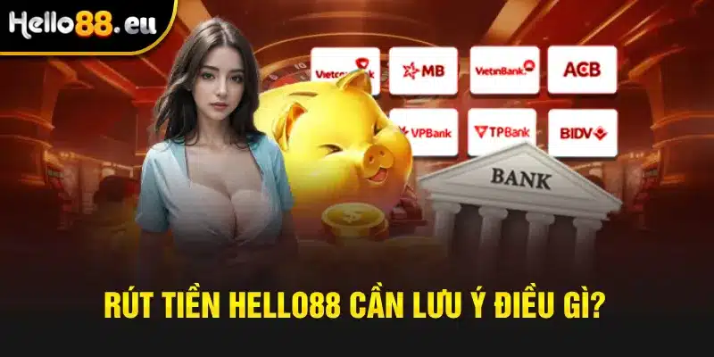 Rút tiền HELLO88 cần lưu ý điều gì?